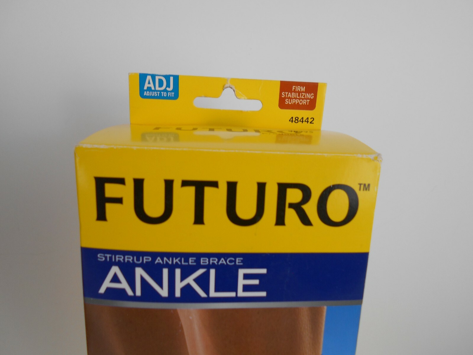 NEW 3M FUTURO ANKLE STIRRUP BRACE ADJUSTABLE BRAND NEW (48442-blu)