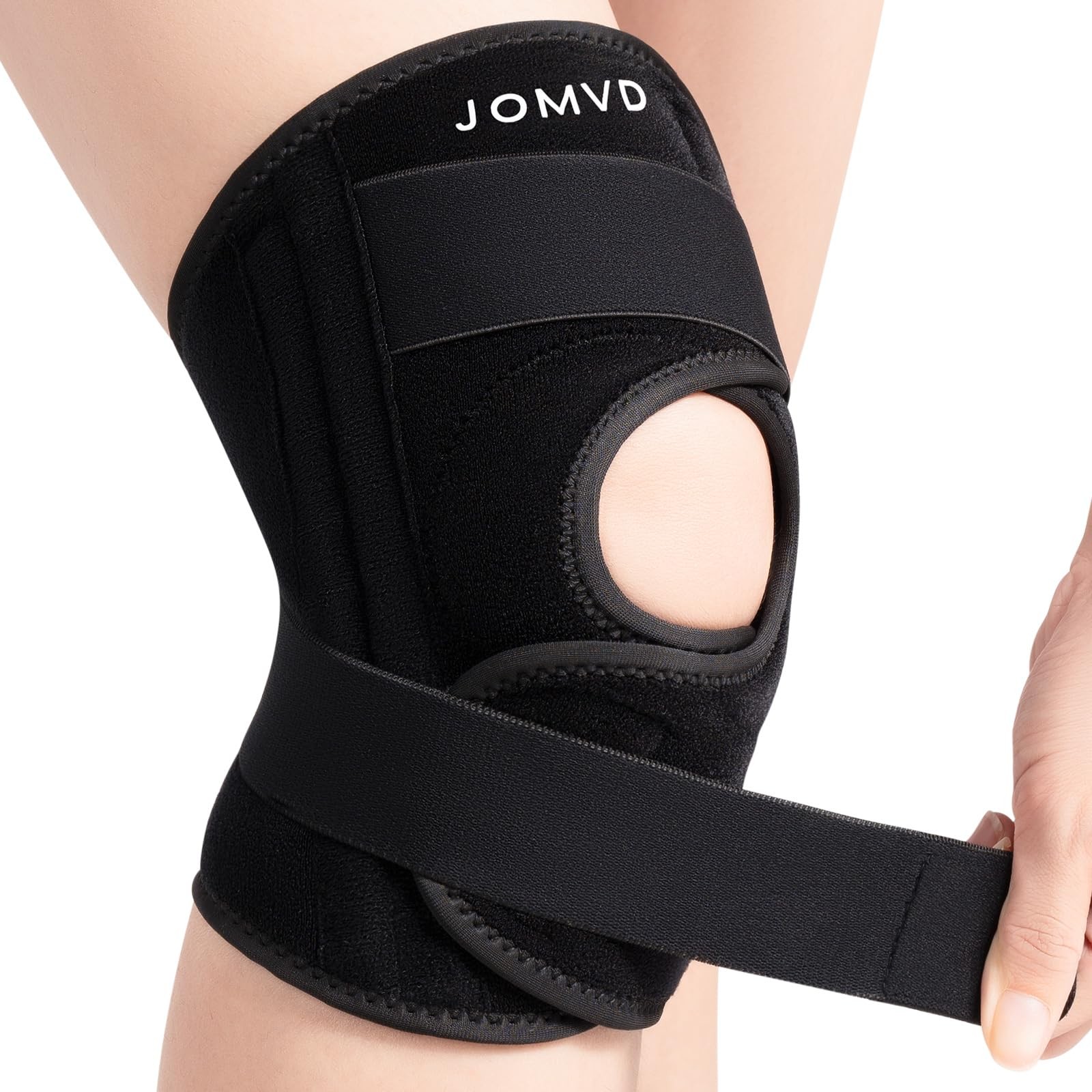 Jomvd Knee Brace For Knee Pain Relief Adjustable Knee Support Side Stabilizers