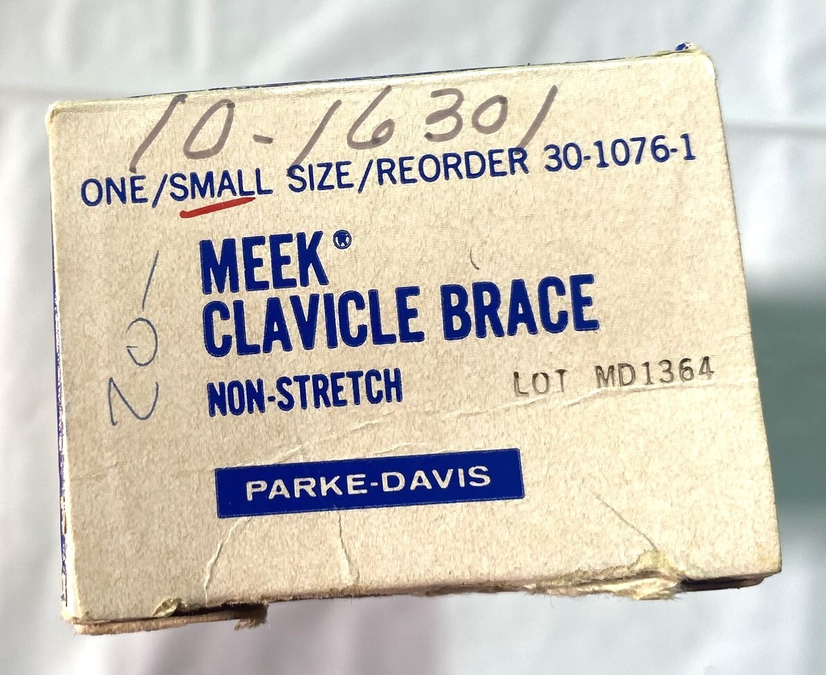 Parke-Davis Meek Clavicle Brace – Non-Stretch – SIZE S