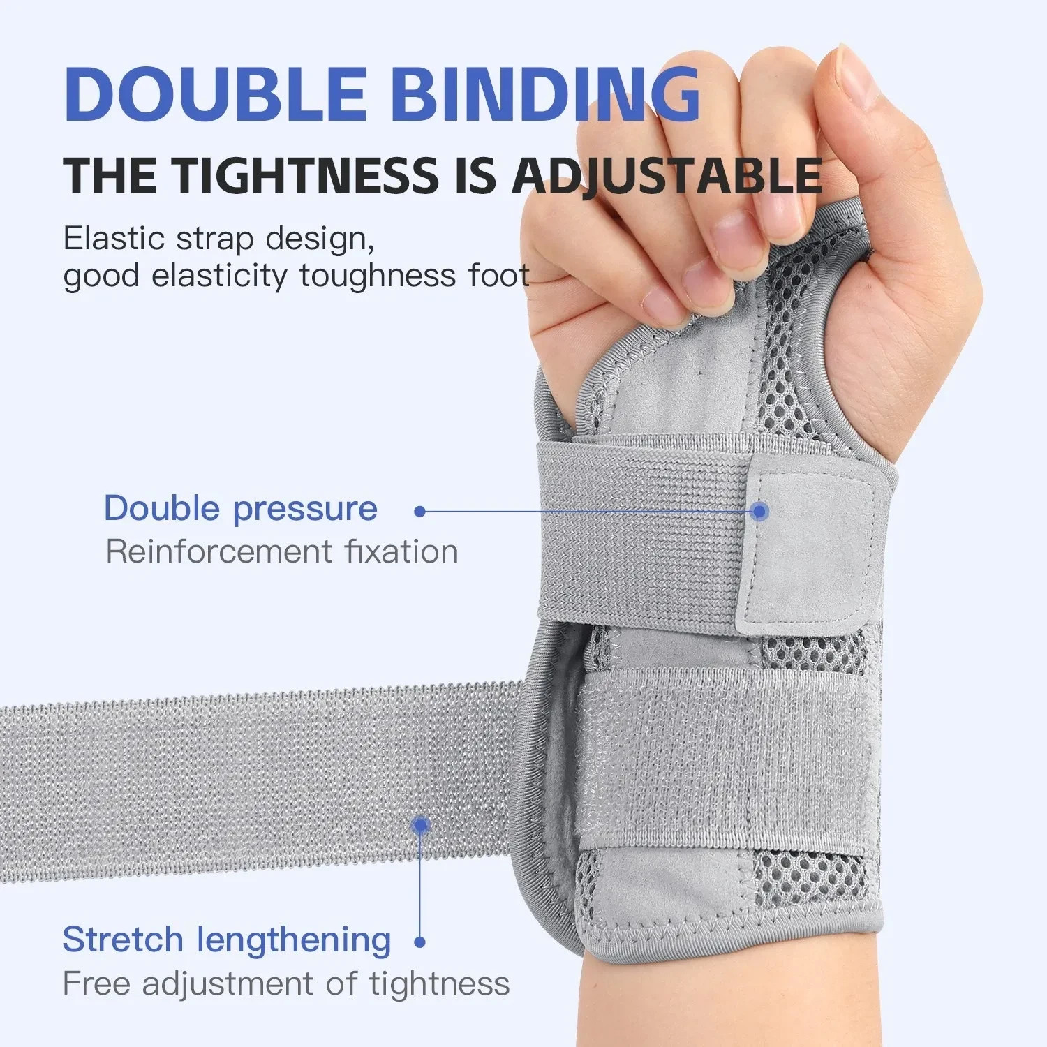 Wrist Brace for Carpal Tunnel Support Brace with Splints Hand Support for Arthri