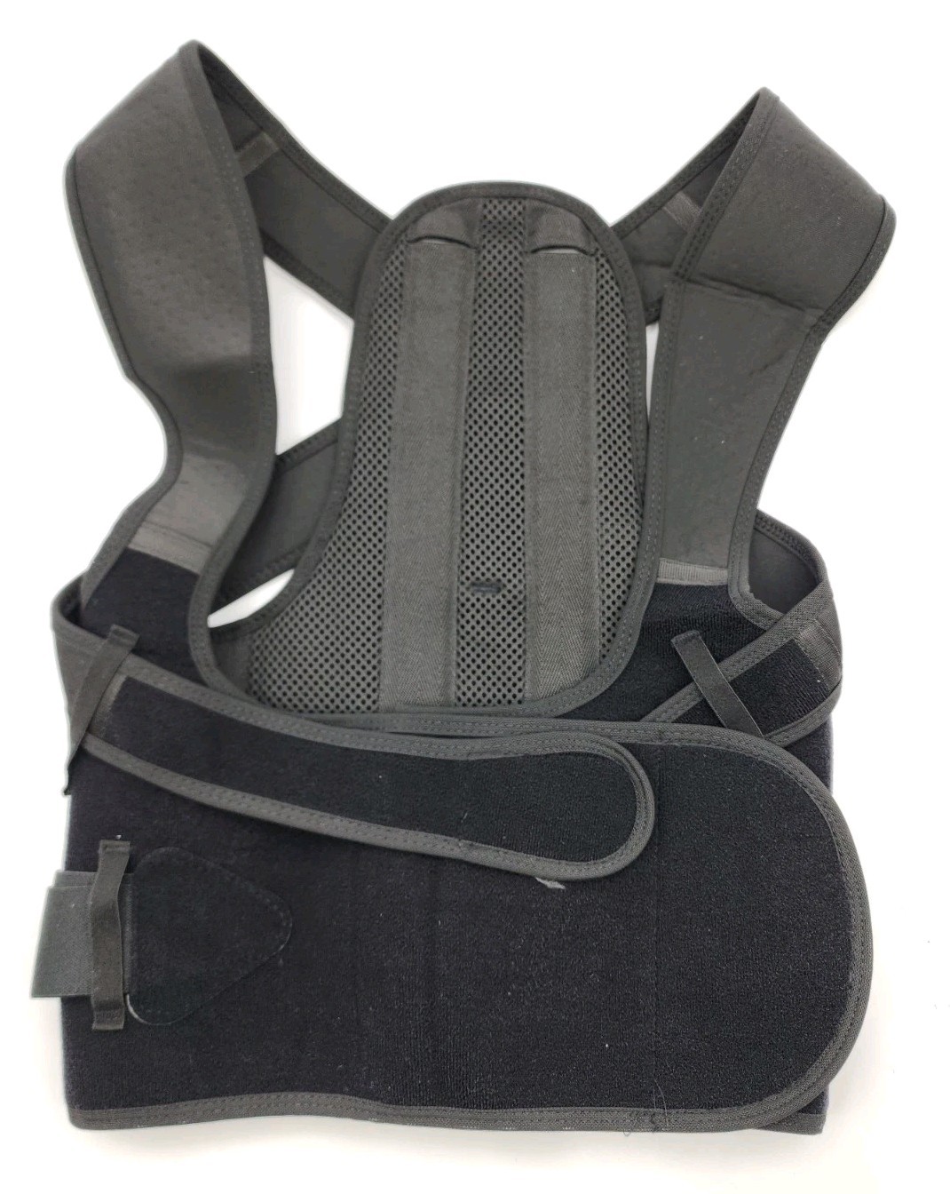 Vicorrect Unisex Small Black Adjustable Posture Corrector And Back Brace Belt