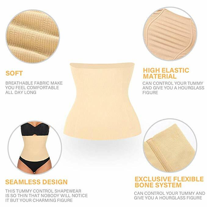 Womens High Waist Body Shaper Postpartum Belly Recovery Girdle Tummy Tuck Belts