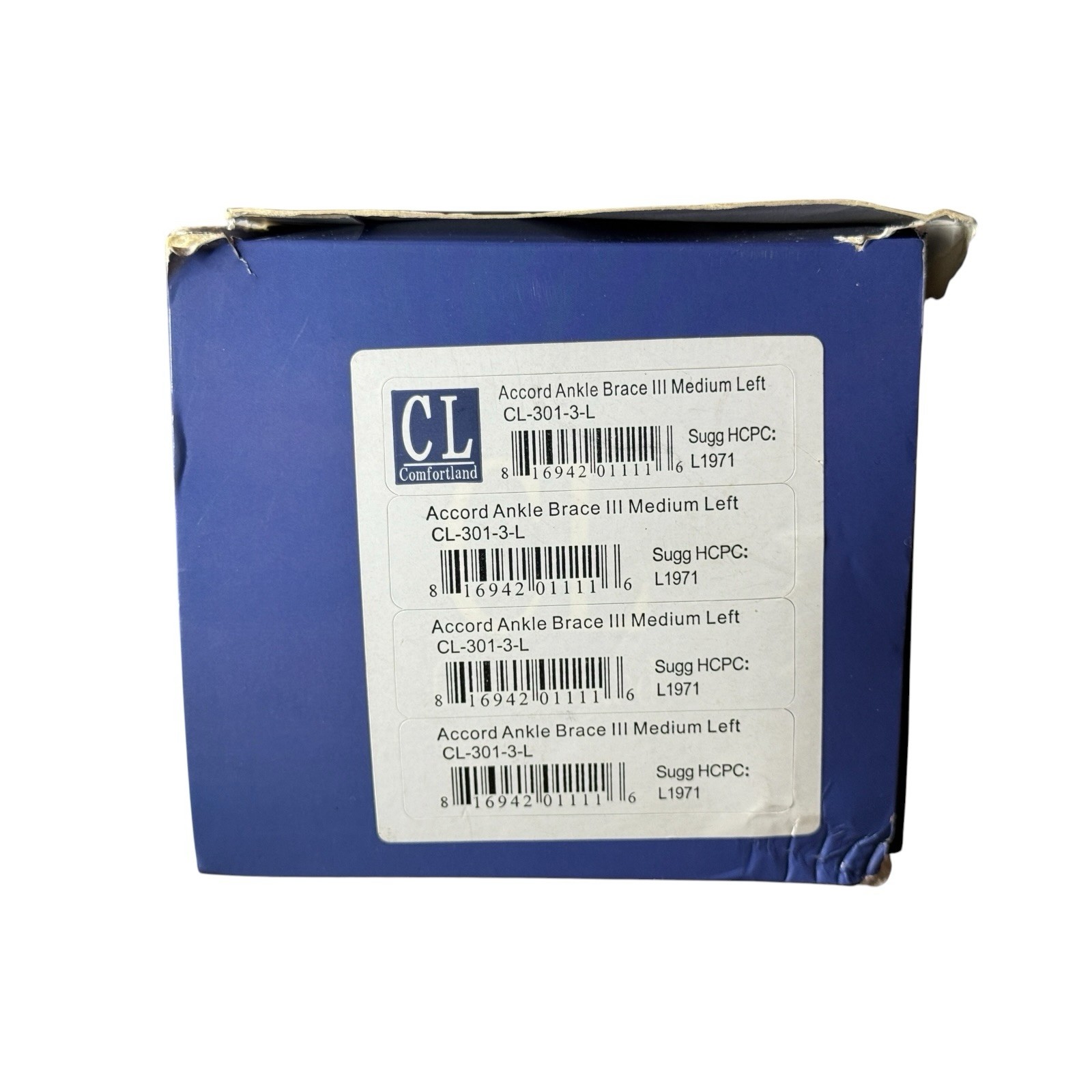 Comfortland CL-301-3-L Ankle Brace Accord III Left Medium