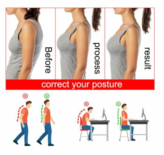Posture Corrector Adjustable Back Shoulder Belt Support Body Brace Back Unisex