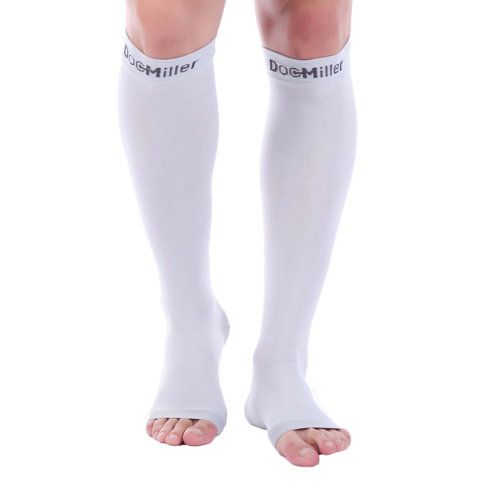 DOC MILLER MEDIAS DE COMPRESION PUNTA ABIERTA 3040mmHg MANGAS PARA DOLOR VARICES