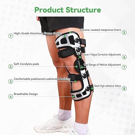 Orthomen OA Unloader Knee Brace Right ( Medium an X – Large available )