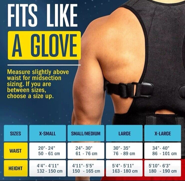 Flexguard Support Lower Back Brace – Black, Medium/Large