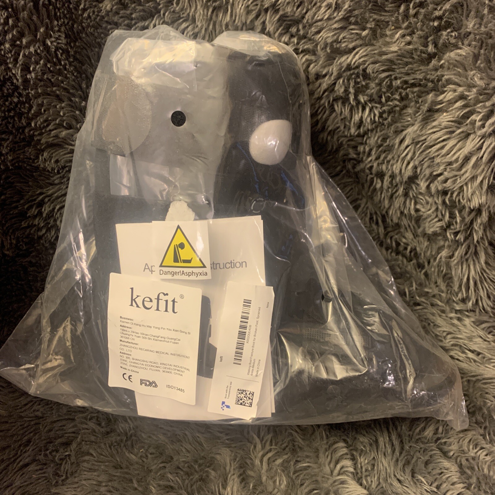 kefit Walking Boot Fracture Boot for Broken Foot, Sprained Ankle-Medium