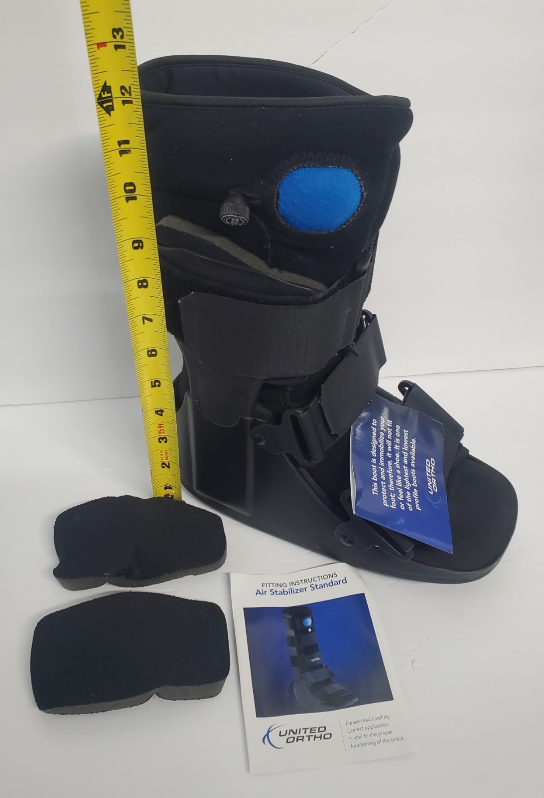 United Ortho Air Stabilizer Short Walking Boot Size Small For Left Or Right Foot