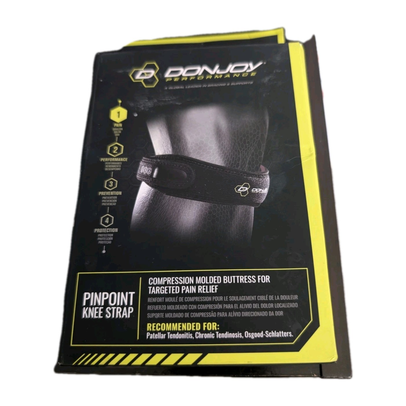 DonJoy Performance PinPoint Knee Strap – Support Jumper’s Knee Band Med/Large