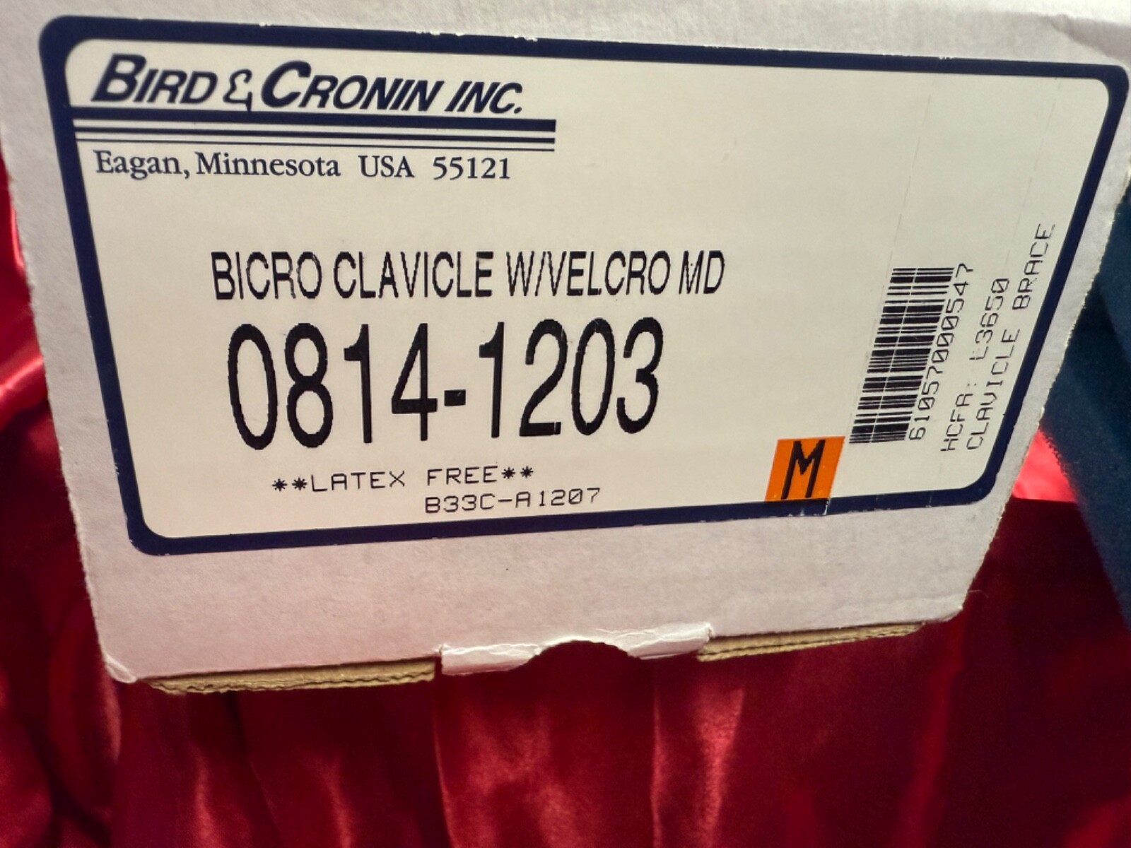 Bird & Cronin Bicro Clavicle Brace – Adjustable V Support MD 0814-1203 -Posture