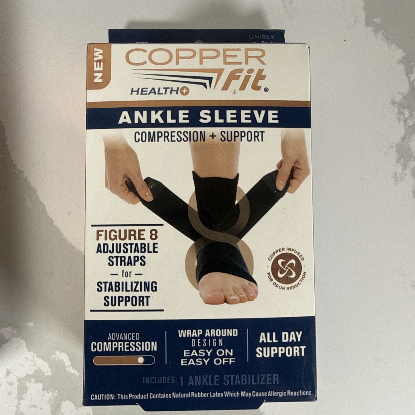 NEW COPPER Fit HEALTH+ANKLE SLEEVE COMPRESSION + SUPPORT And Compression Socks*