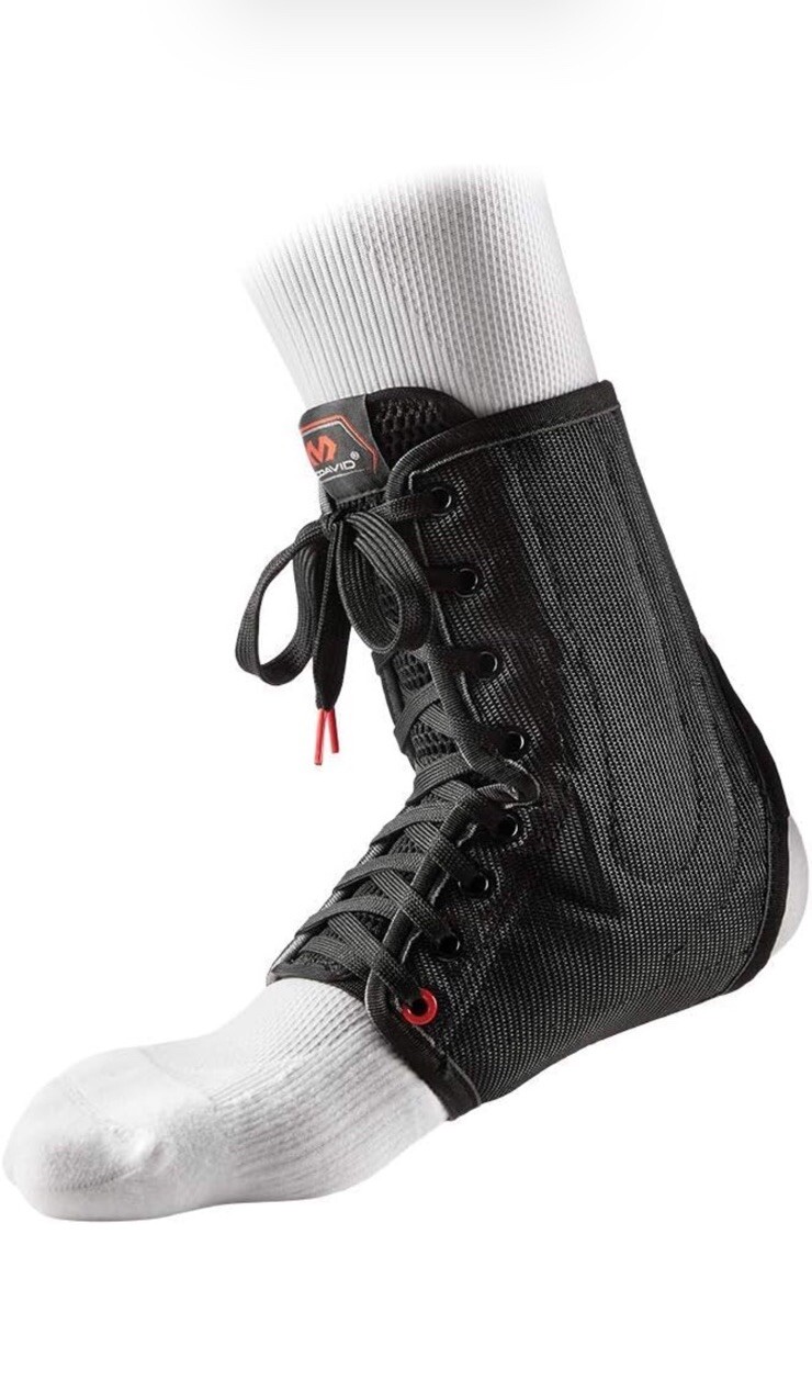 McDavid Lightweight Ankle Brace Lace Up With Stays Maximum Support Level 3 Large