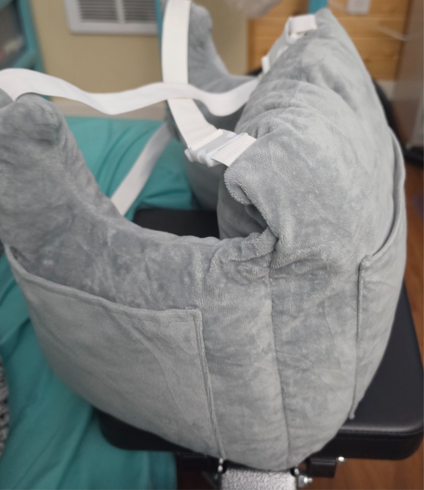 Mastectomy Pillow for Post Surgery Chest/ Breast Recovery, Gray