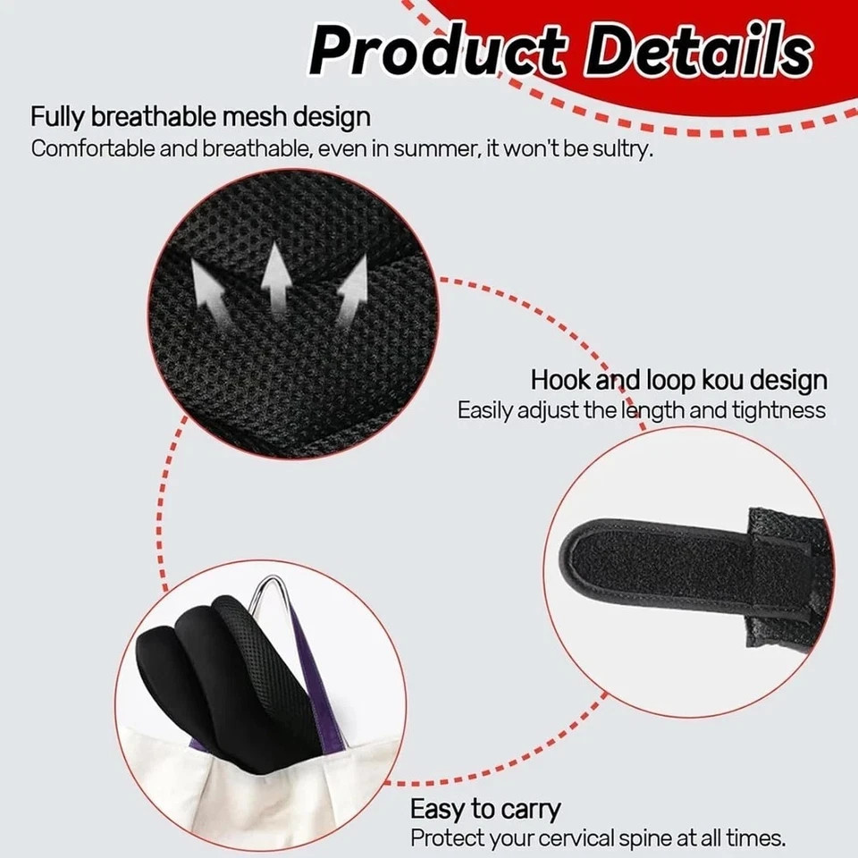 Vitavix Neck Support Pillow for Ergonomic Snoring Relief, Adjustable Cervical Al