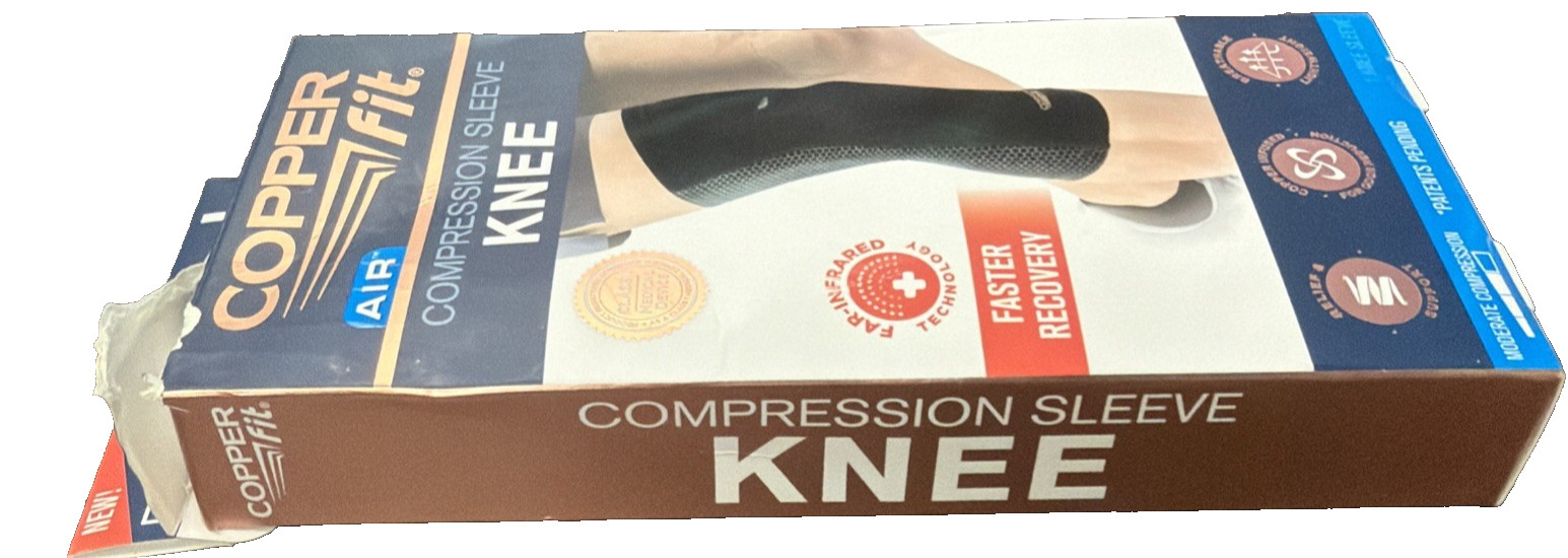 Copper Fit Air Compression Sleeve Knee Large Size With Far Infrared Technology