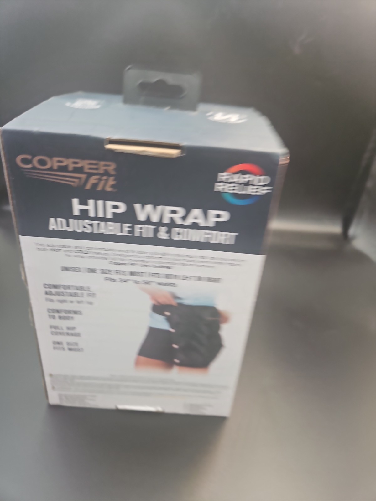 Copper Fit Rapid Relief Hip Wrap Hot Cold Therapy Adjustable Post Surgery ~ NEW