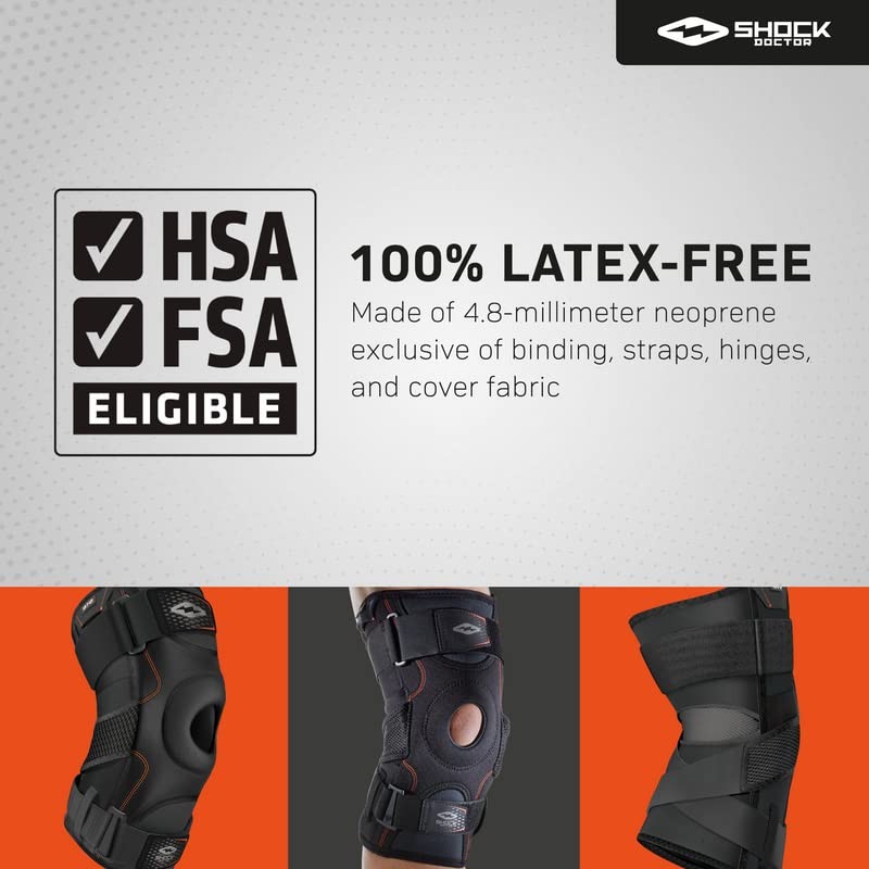 Knee Brace Support, Compression Sleeve w/side Stabilizers, Patellar XLarge