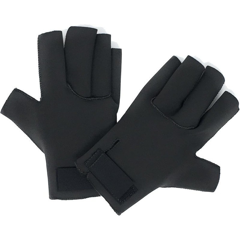 Therapeutic Neoprene Compression Gloves Arthritis Pain Relief Open Finger Design