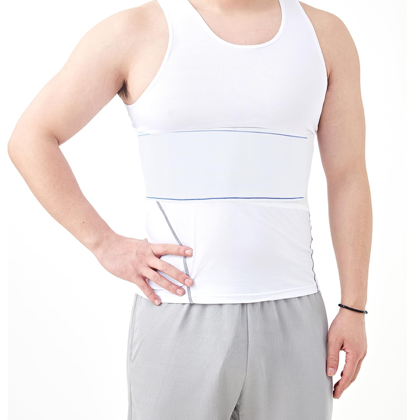 Rib Chest Injury Abdominal Binder Belt Brace Broken Compression Wrap Brace Br…