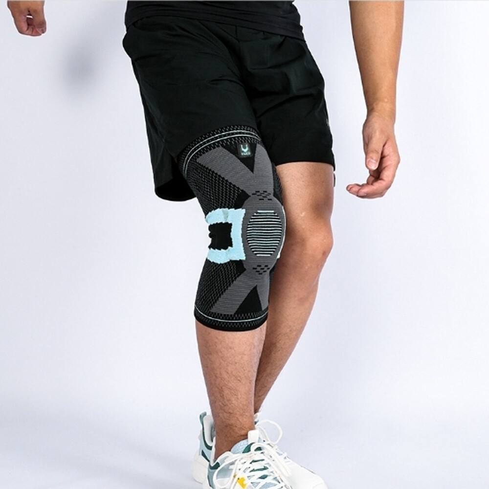 Shock-absorbing Silicone Knee pad Spring Knit Breathable Non-slip Meniscus Brace