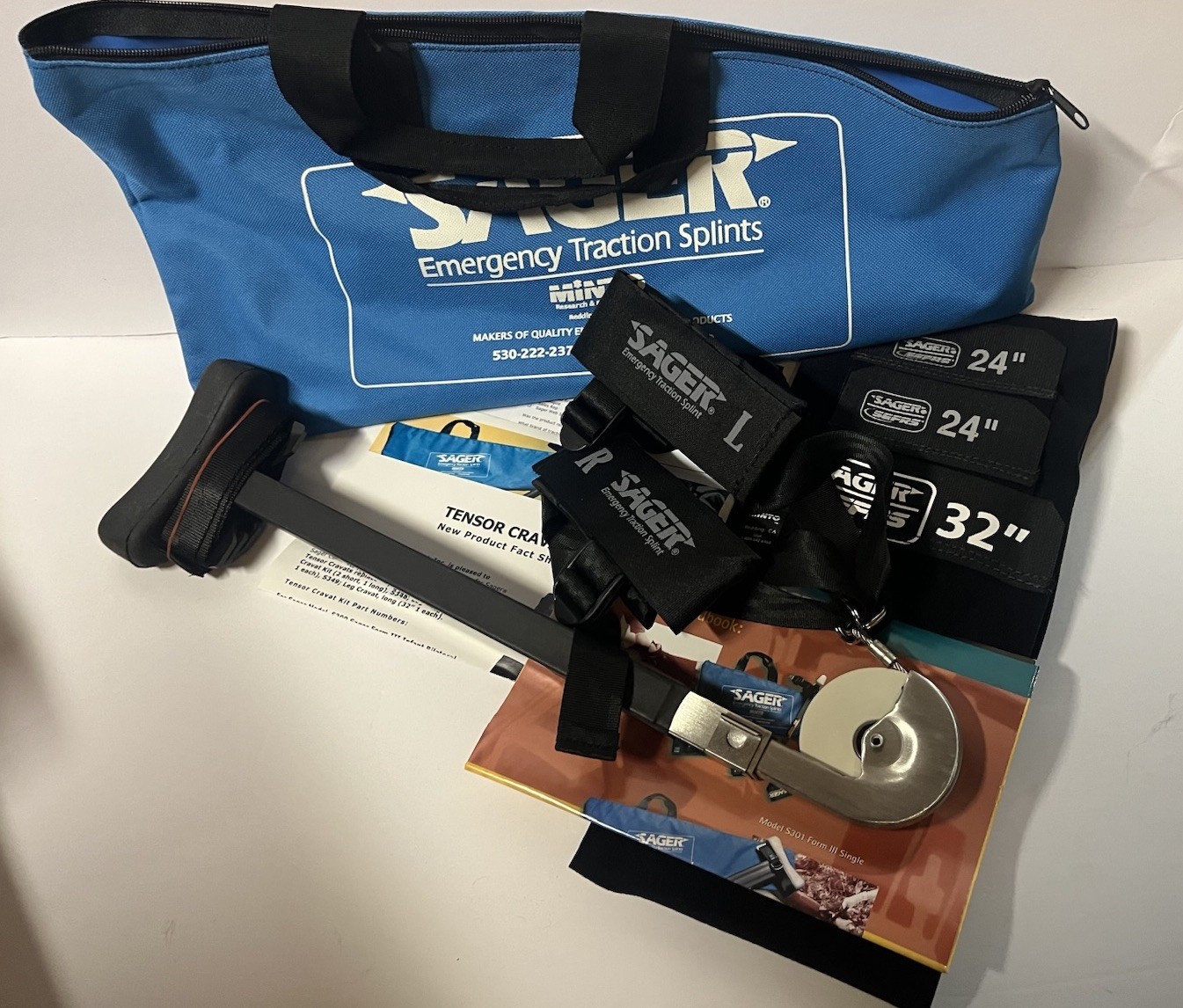 Sager S300 Infant Bilateral Pediatric Traction Splint – Brand New, Never Used!