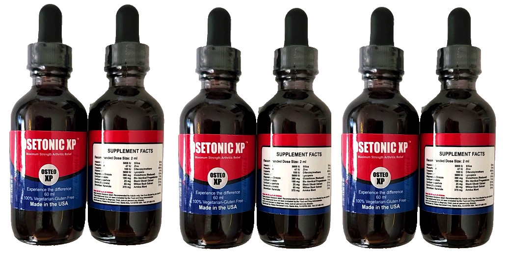 Osetonic XP -Arthritis & Back Pain Economy Pack of 6 (360 ml)