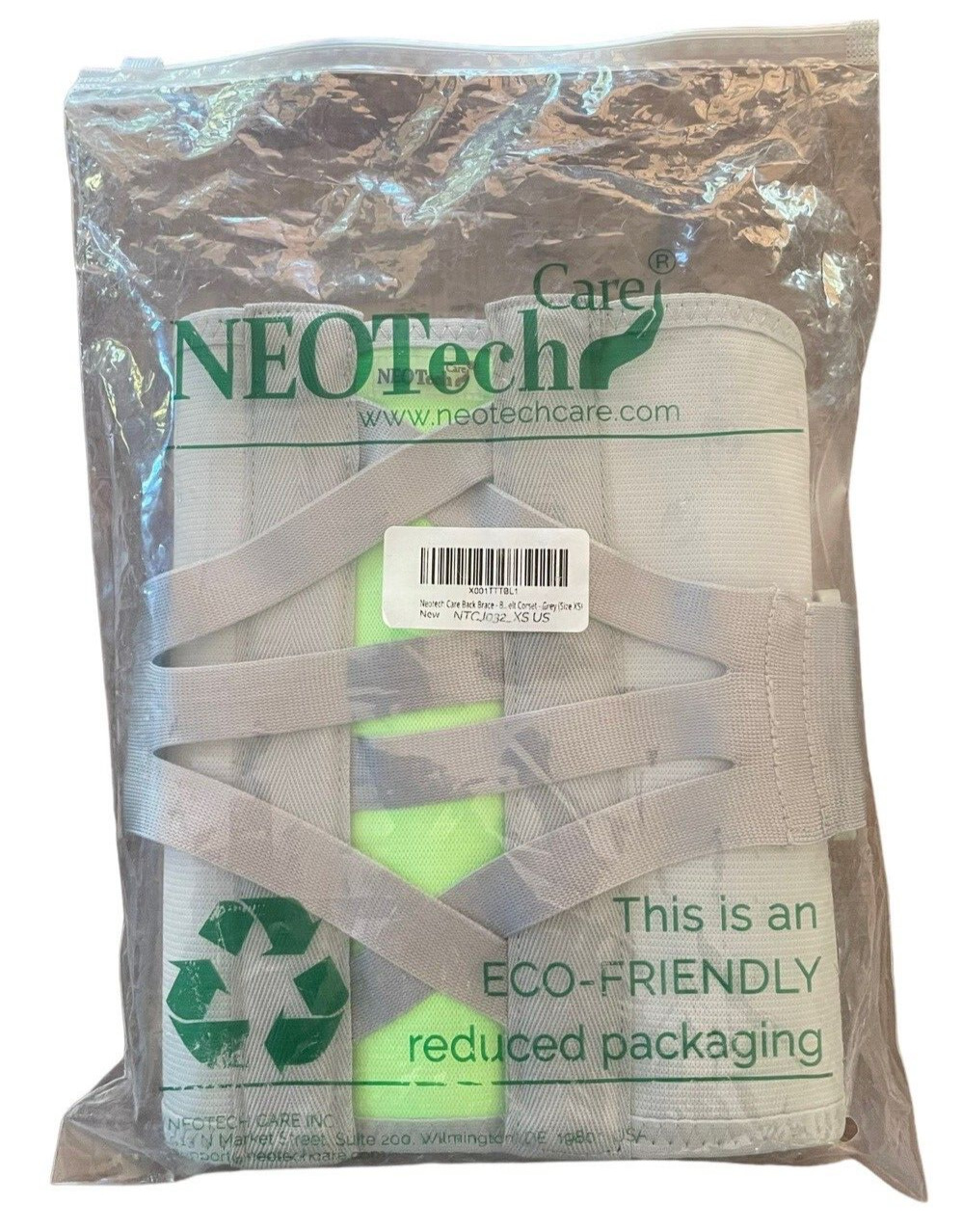 Neotech Care Back Brace Lumbar Support – XS – Grey