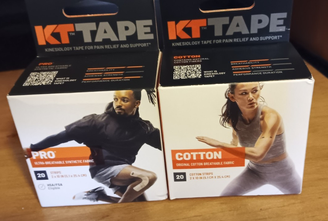 2-KT Tape Pro+ Cotton Strips each 20 2″x10″ Strips Stealth Beige, Beige