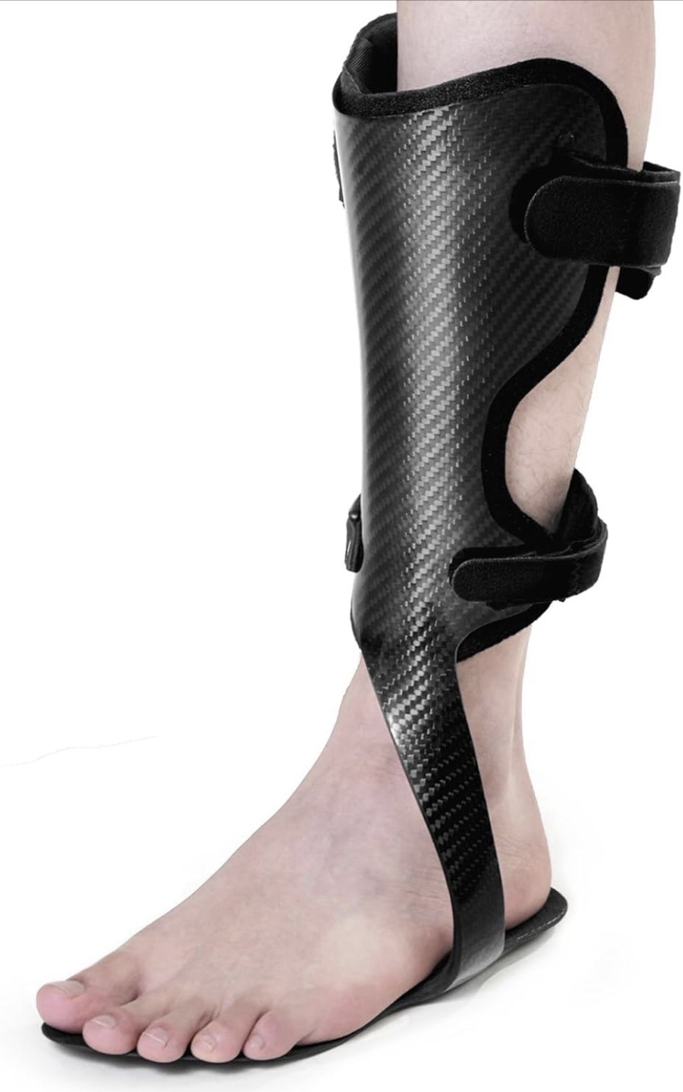 Estinko Carbon Fiber AFO Brace Ankle Foot Orthosis YHD-Est-1247-1-S Black R