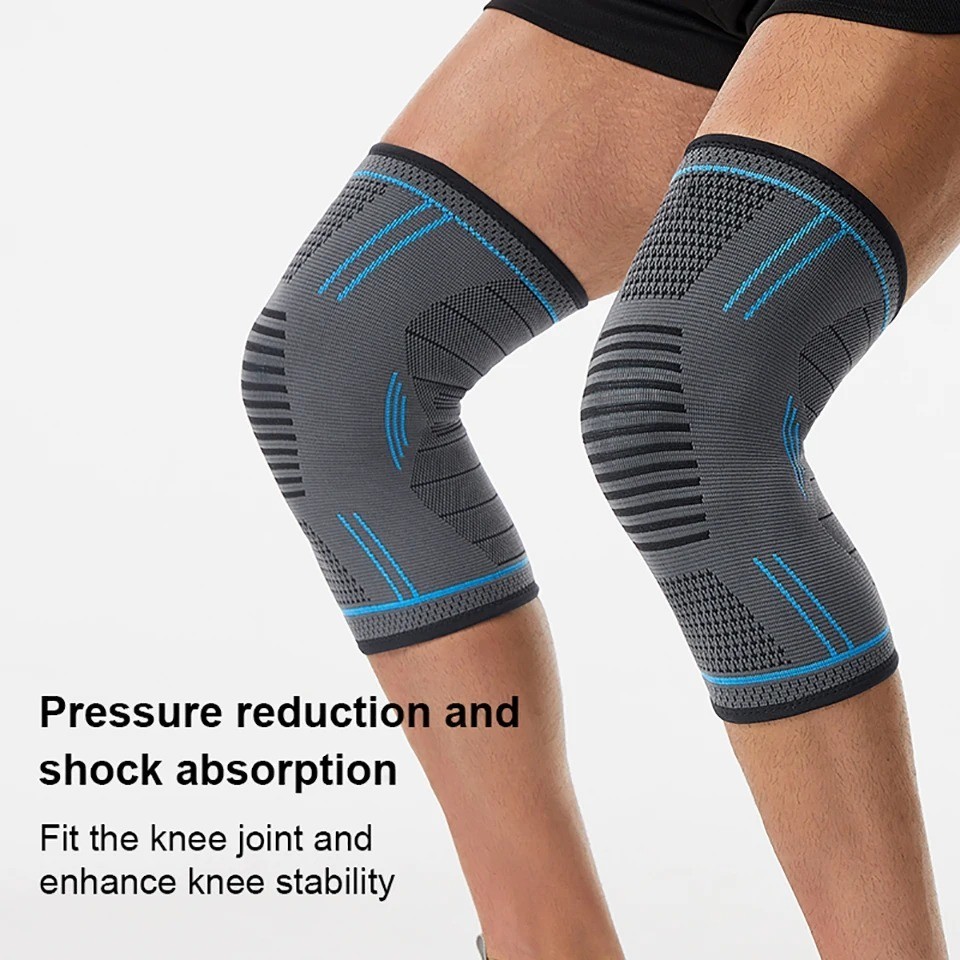 Sable Upgraded Knee Brace 2 Pack Compression Sleeves Support for Women & Men