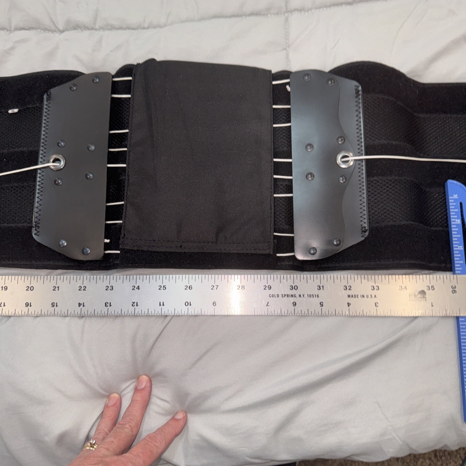 Aspen QuickDraw Pain Relief Orthosis Back Brace Size XL Black Used 56“ Length