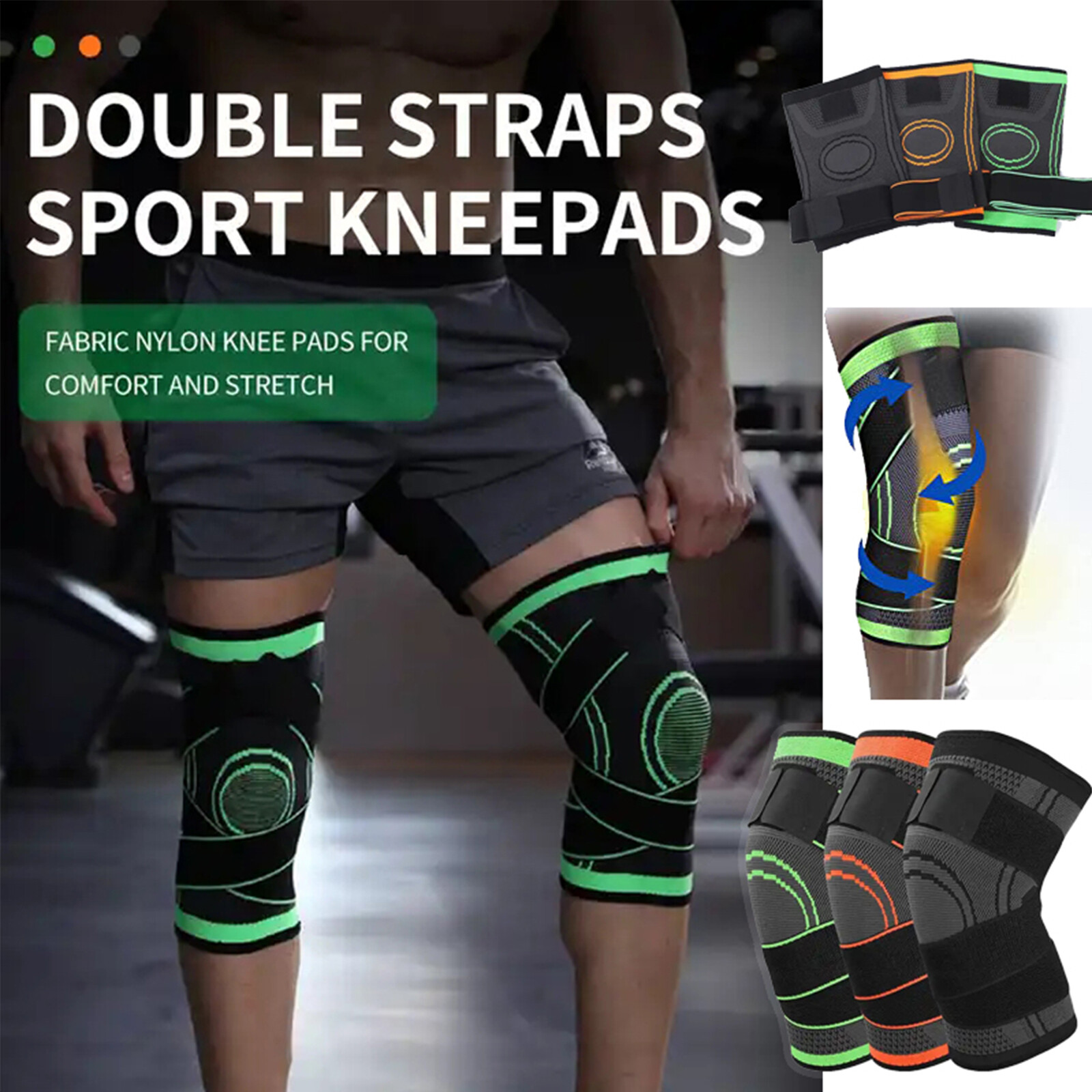 Circa Knee Savers Sleeve Compression Tendon Brace for Arthritis Pain Relief1x/2x