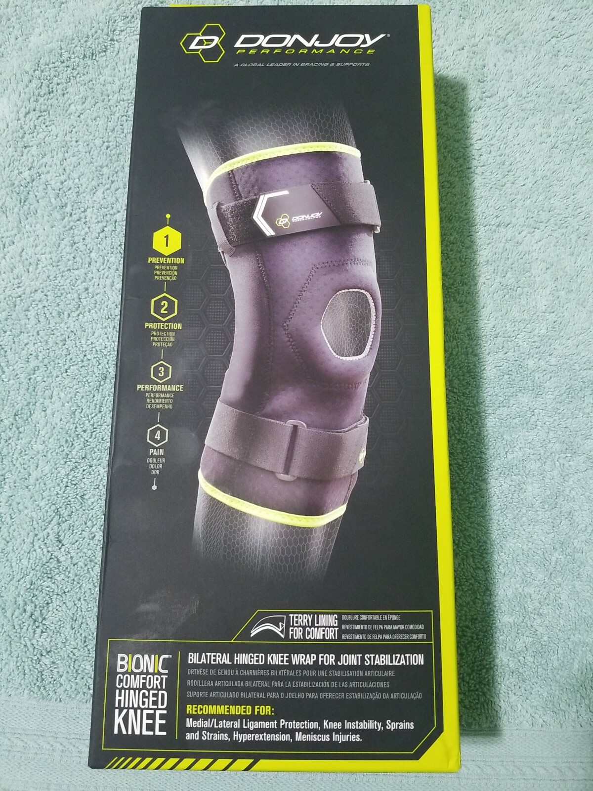 NEW DonJoy Performange Bonic Comfort Hinged Knee Brace/Joint Stabilization L/XL