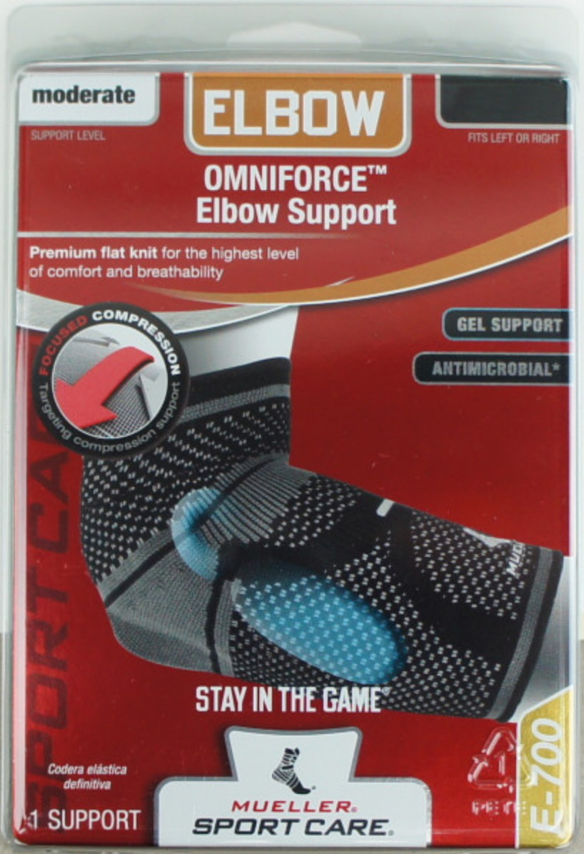 Mueller Sports Medicine Omniforce Elbow Support, Small – X-Large
