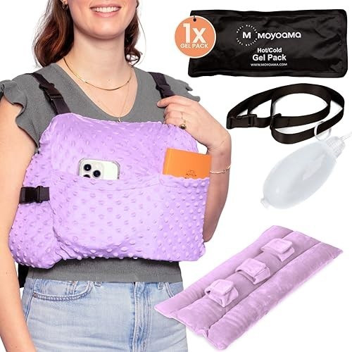 Post Mastectomy Pillow – Hands-Free Support, Secure Strap, Washable Cover, Breas