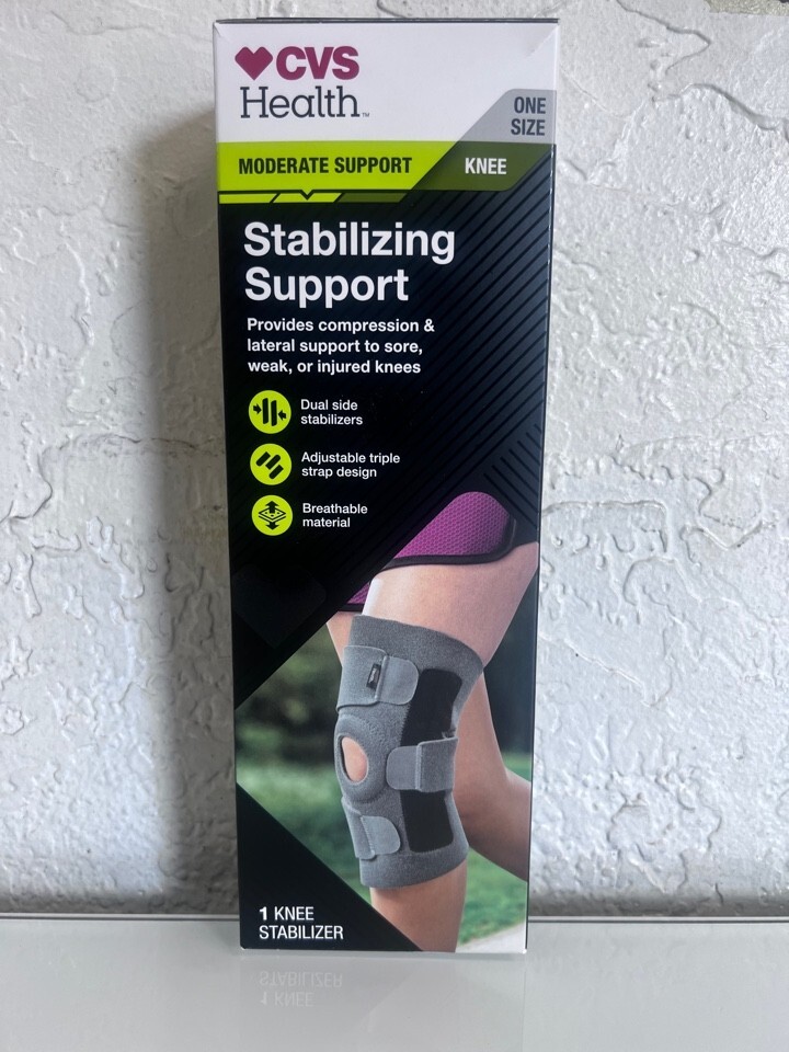 CVS Health Adjustable Stabilizing Knee Support Moderate – One Size