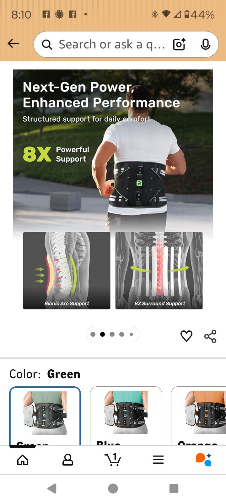 Rakiie Back Brace