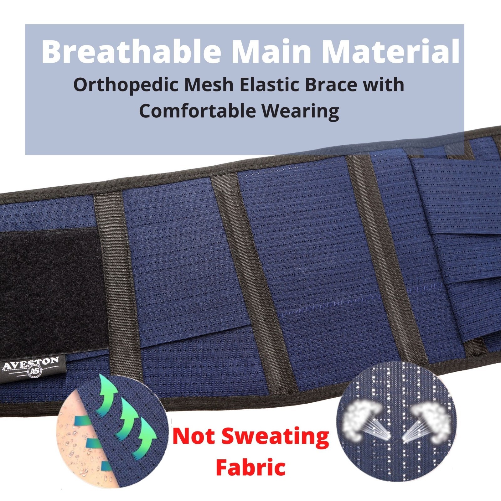 Lower Back Support Work Belt Breathable Waist Orthopedic Durable Light Men Brace