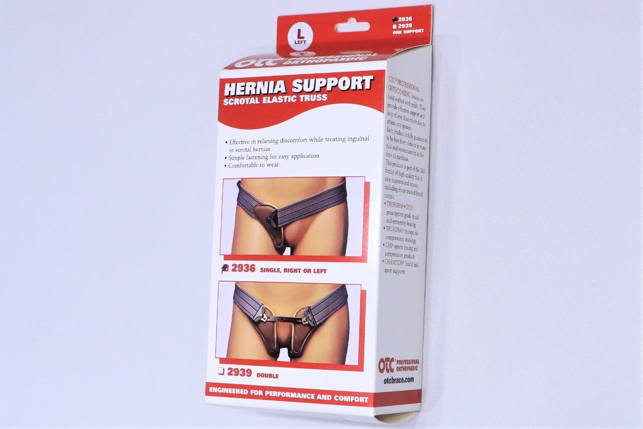 * NEW OTC 2936 SINGLE LEFT LARGE HERNIA SUPPORT