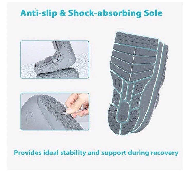 KD Orthopedic Walking Boot: Post-opBroken Foot Sprained Ankle Size Medium
