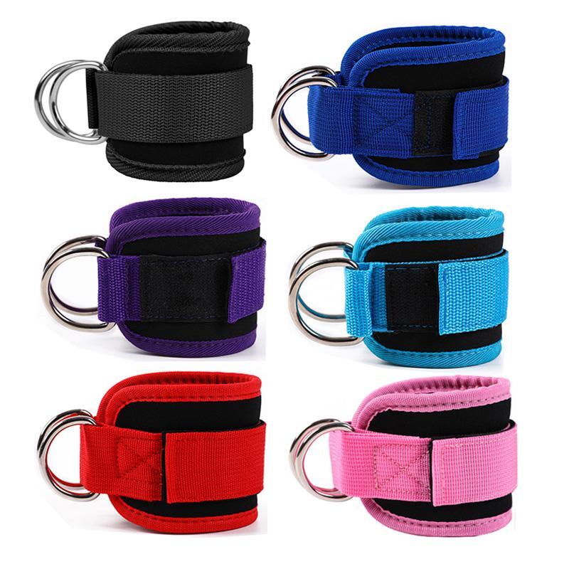 Double D-ring Ankle Straps – Gym Support for Glutes, Legs & Strength Training