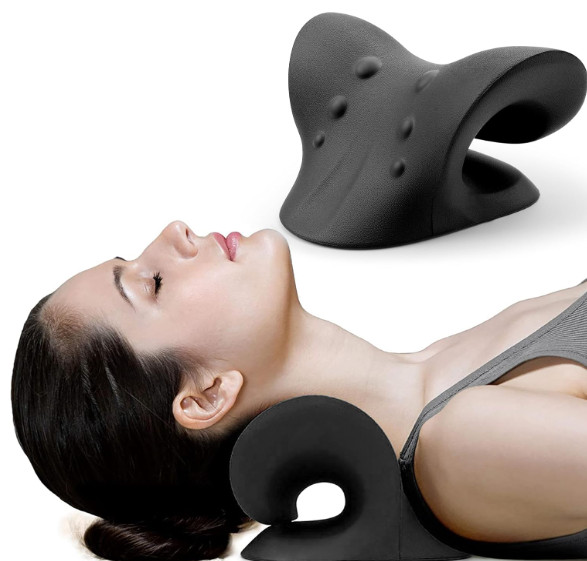 Neck & Shoulder Relaxer Cervical Traction Pillow for Spine Alignment & Pain…