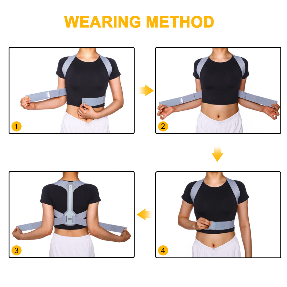 Back Brace Posture Corrector Women Men Shoulder Support Straightener