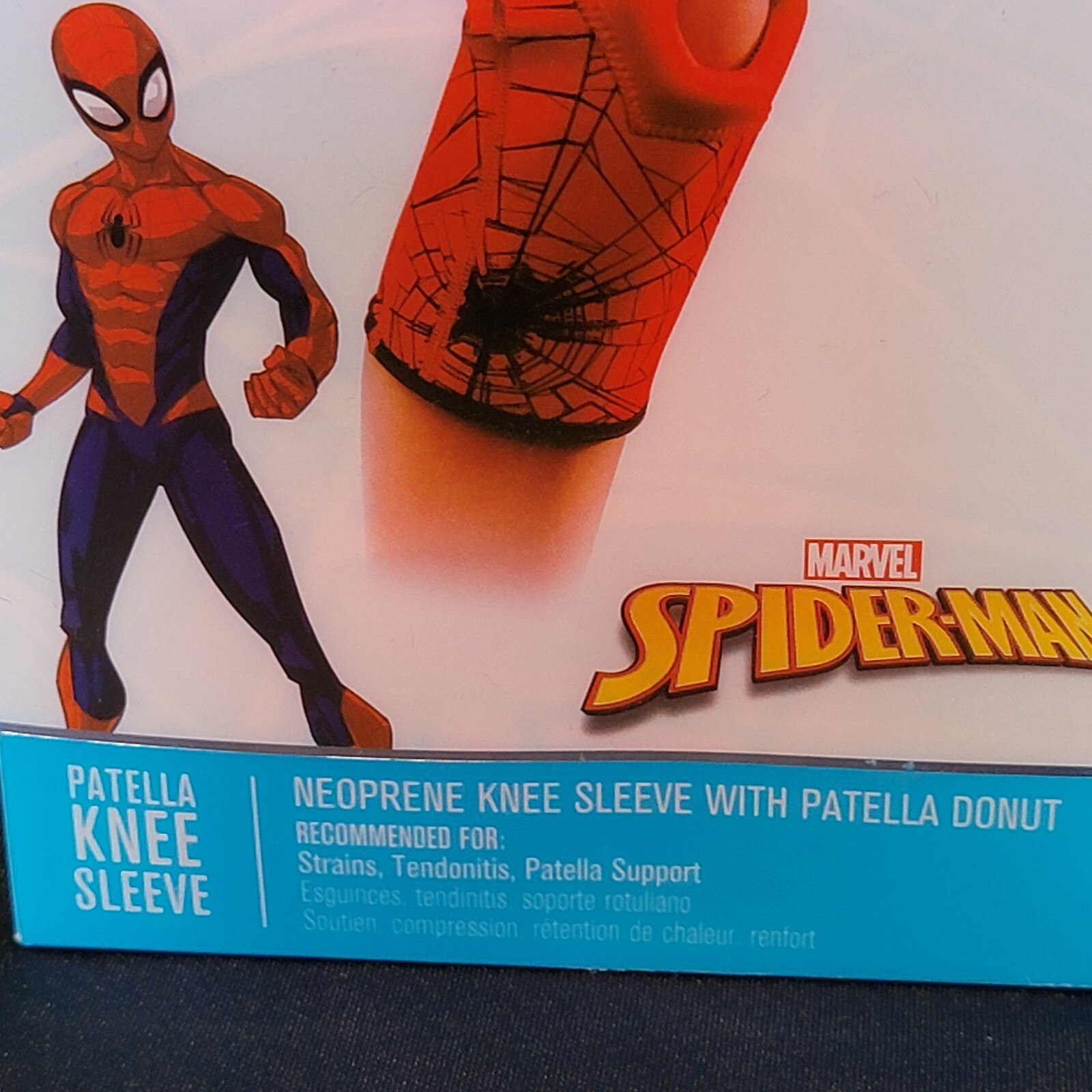 DonJoy Advantage Pediatric Patella Knee Sleeve Spider Man New In Box