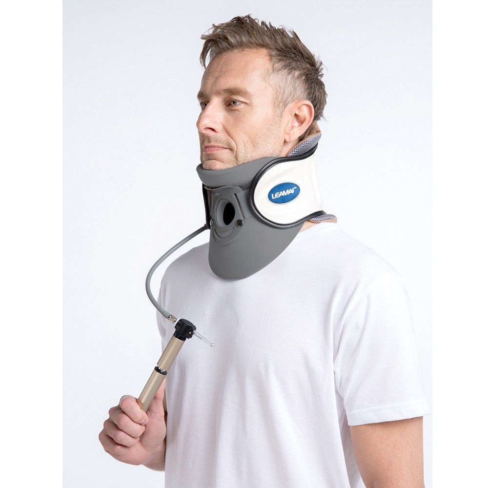 LEAMAI Inflatable Neck Cervical Traction Device Relief Neck And VFJO