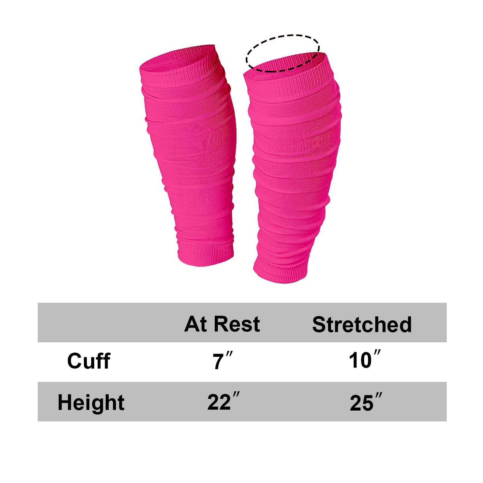 Pink Football Scrunch Leg Sleeves for Men ,Calf Leg Compression Sleeve for /A…