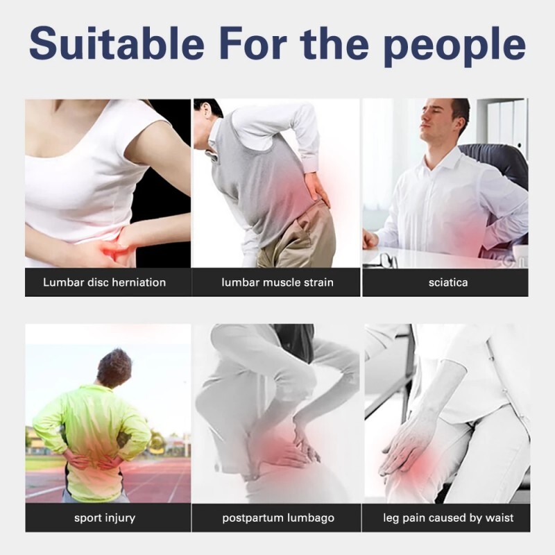 Adjustable Lower Back Support Lumbar Brace Waist Belt For Men Women Pain Relief