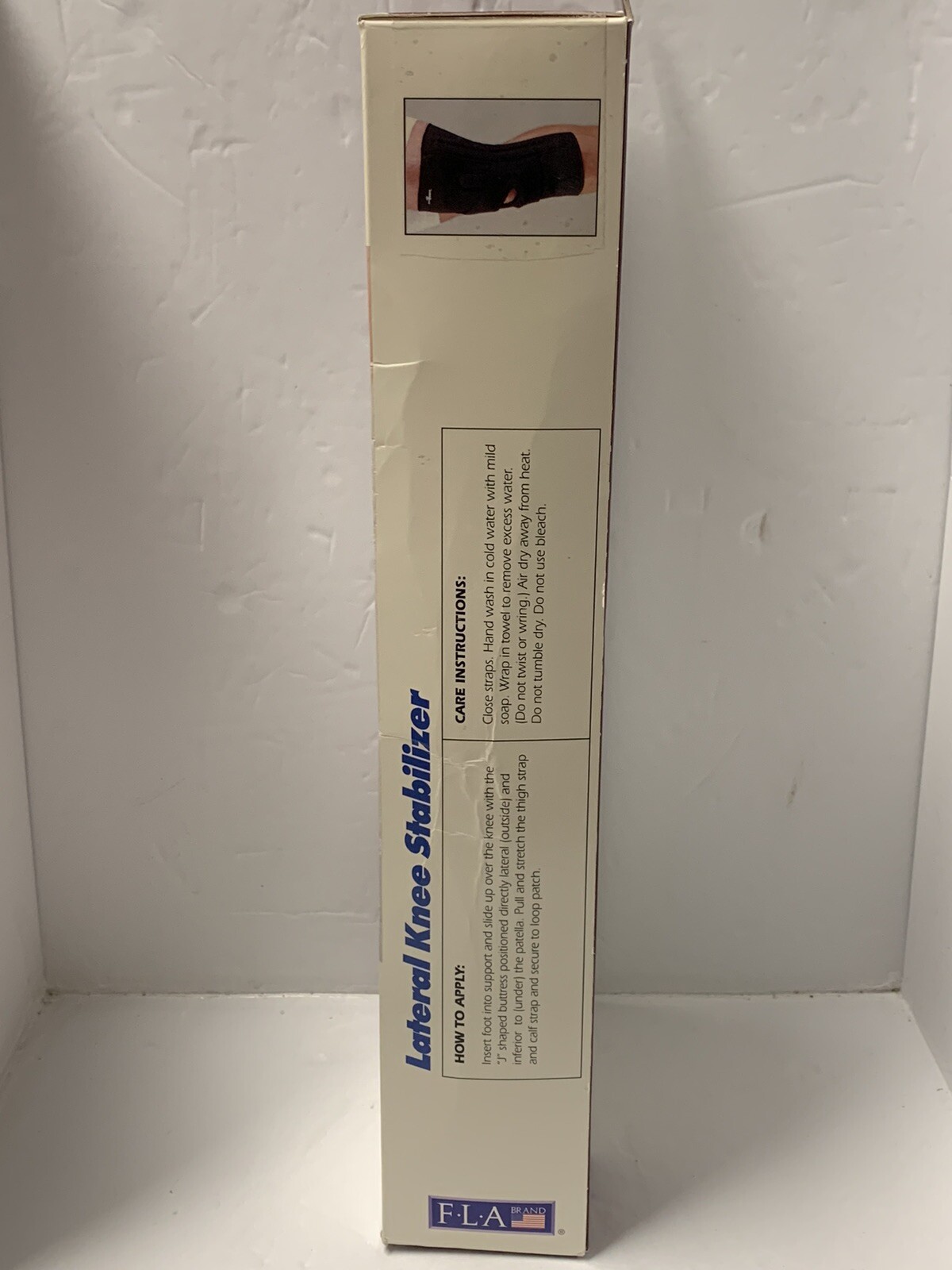 FLA Orthopedics Lateral Knee Stabilizer With J Shaped Buttress Size XS Left. New