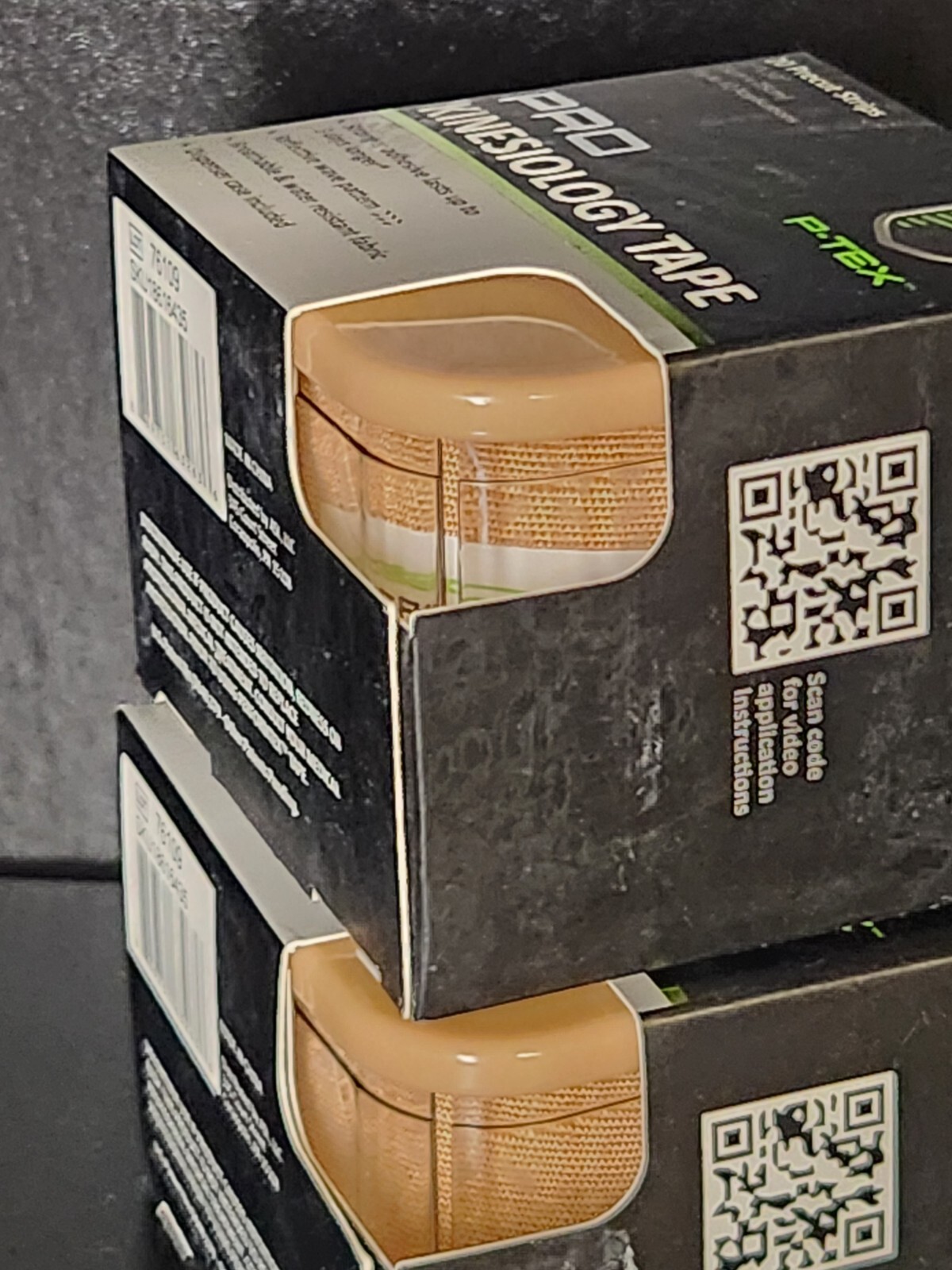 2 PACK – P-TEX ELASTIC KINESIOLOGY TAPE 20-2″ X 10″ STRIPS/ Color NATURAL PRO